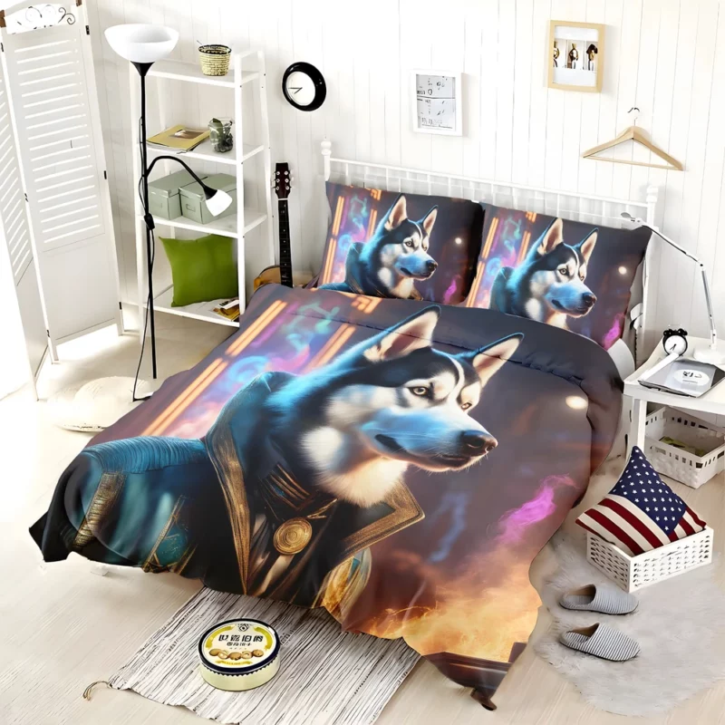 The Siberian Husky Wonder Energetic Dog Bedding Set