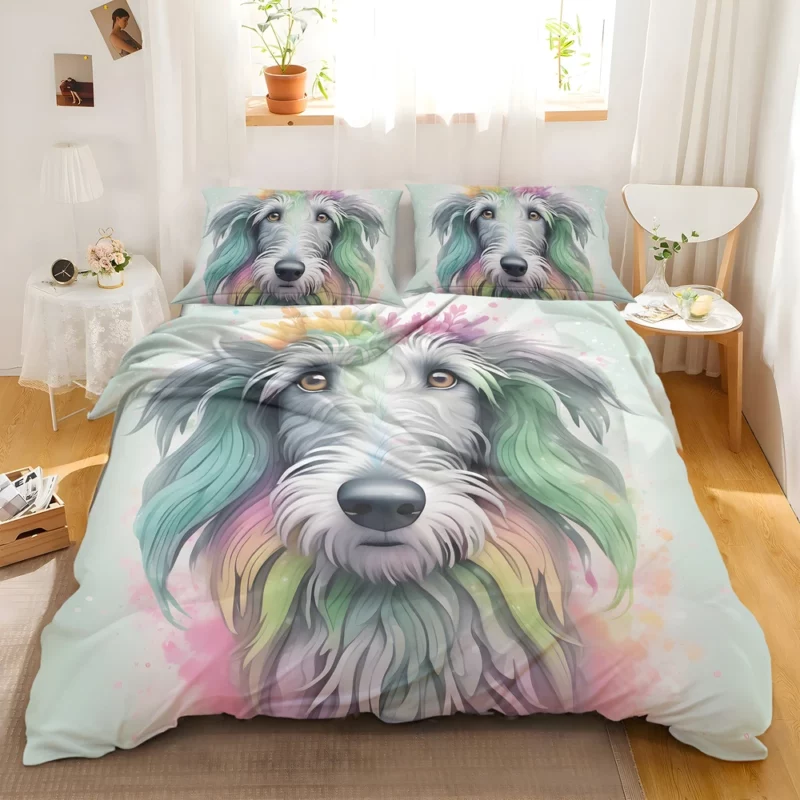 The Sleek Deerhound Scottish Dog Bedding Set 2