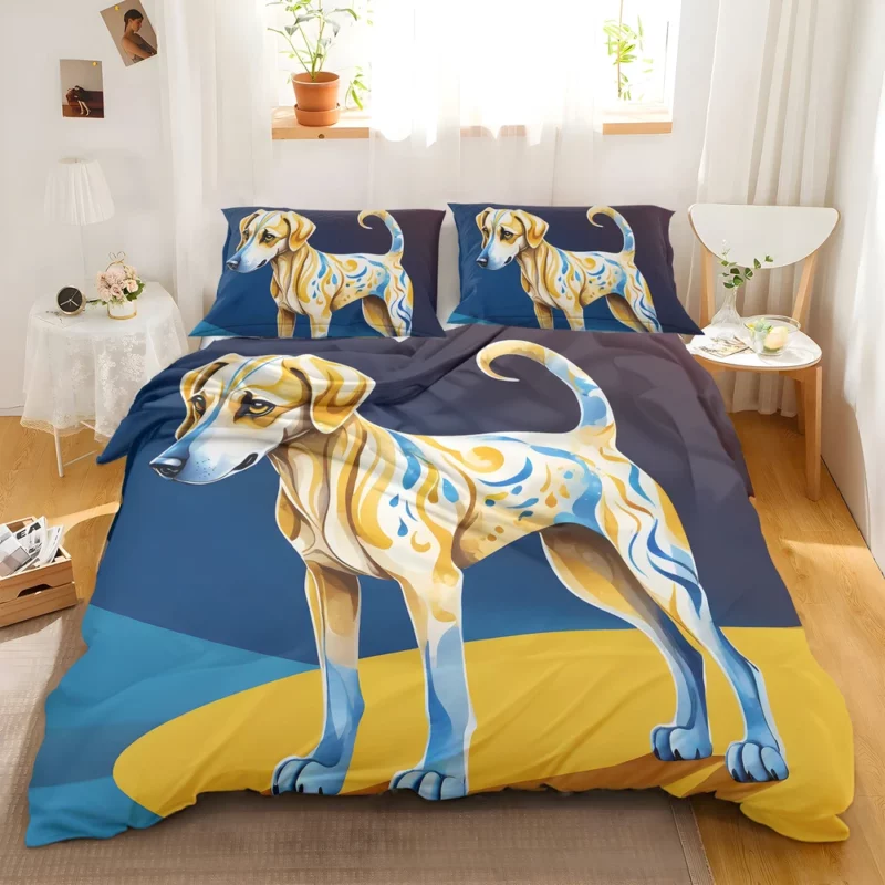 The Sleek Sloughi Dog Breed Bedding Set 2