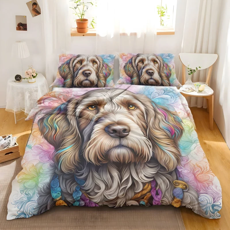 The Spinone Italiano Elegance Faithful Dog Bedding Set 2