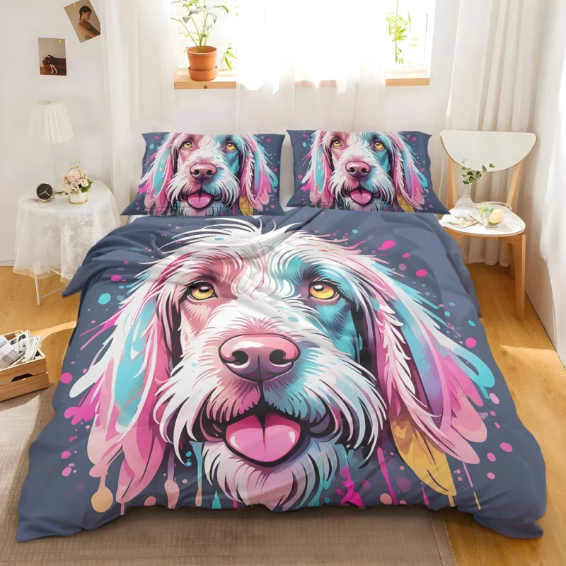 The Spinone Italiano Joy Playful Dog Bedding Set 2