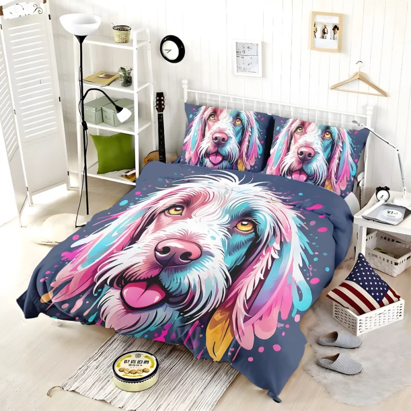 The Spinone Italiano Joy Playful Dog Bedding Set