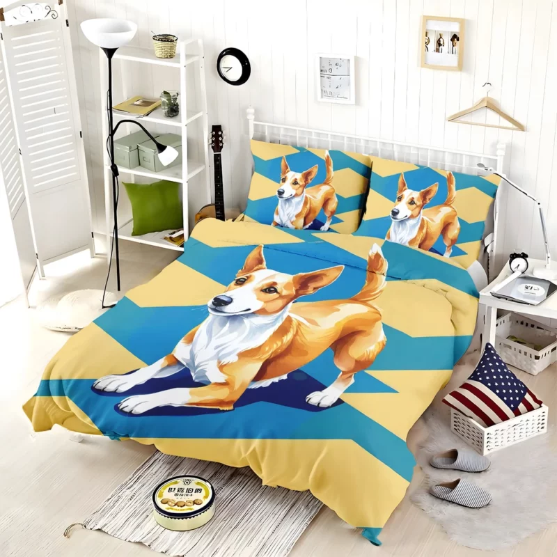 The Spirited Portuguese Podengo Dog Breed Bedding Set