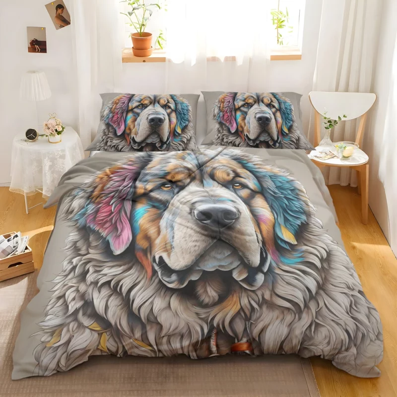 The Tibetan Mastiff Delight Perfect Companion Bedding Set 2