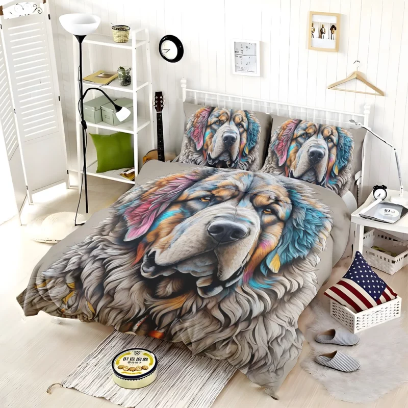 The Tibetan Mastiff Delight Perfect Companion Bedding Set