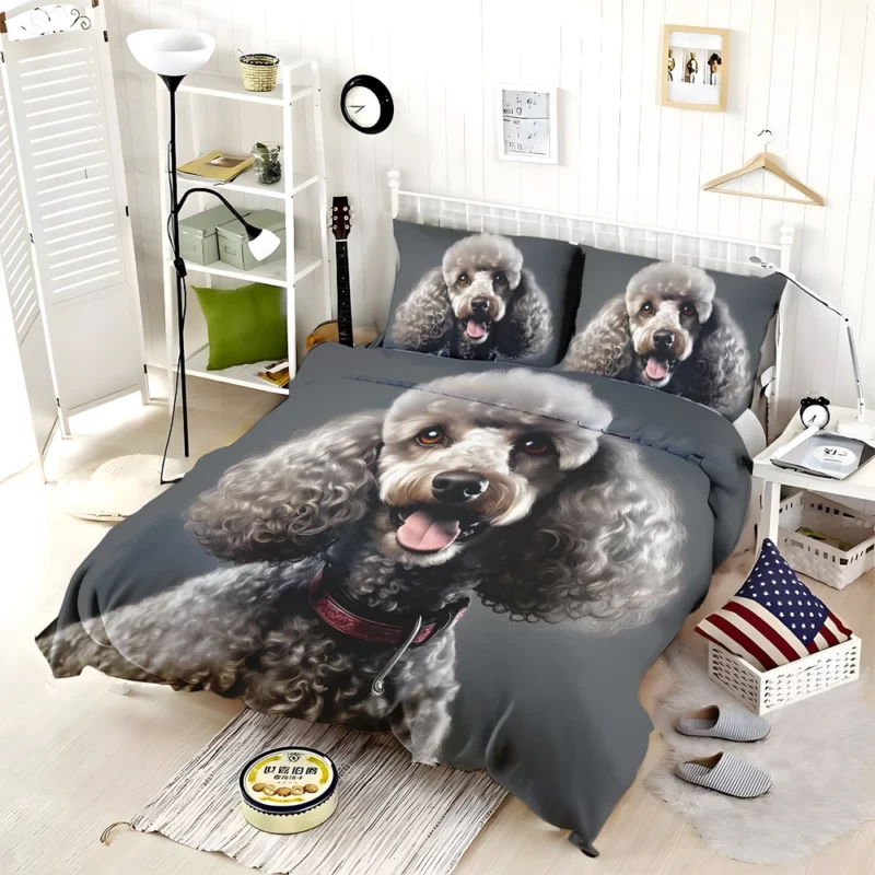 The Versatile Poodle Dog Breed Bedding Set