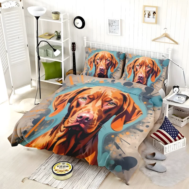 The Vizsla Delight Perfect Companion Bedding Set