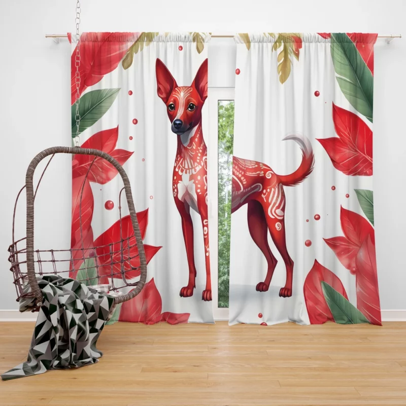 The Xoloitzcuintli Delight Perfect Companion Curtain