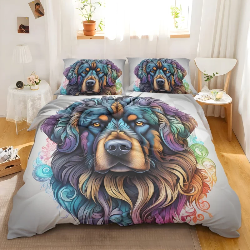 Tibetan Mastiff Perfection Devoted Dog Bedding Set 2