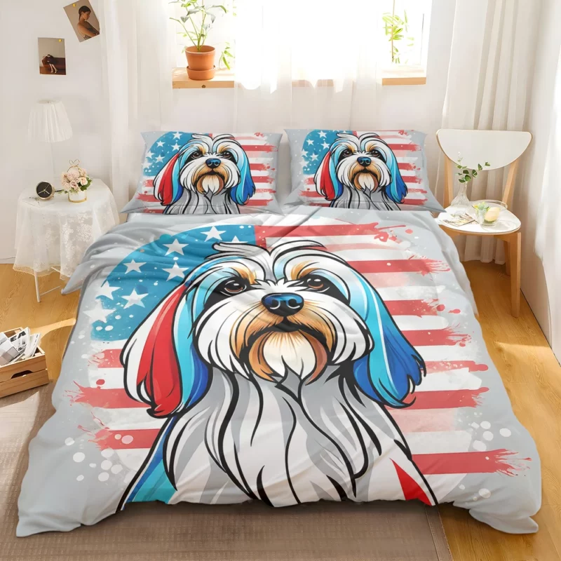 Tibetan Terrier Elegance Faithful Dog Bedding Set 2