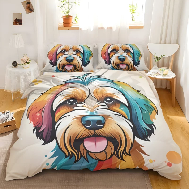 Tibetan Terrier Lively Loving Companion Dog Bedding Set 2