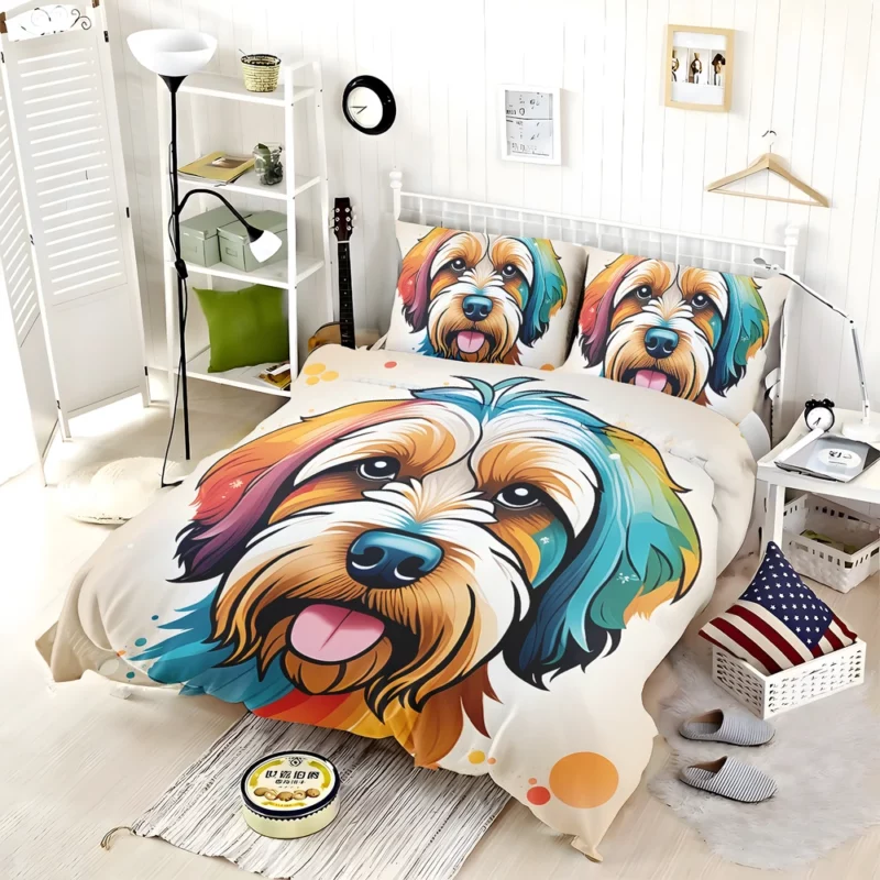 Tibetan Terrier Lively Loving Companion Dog Bedding Set