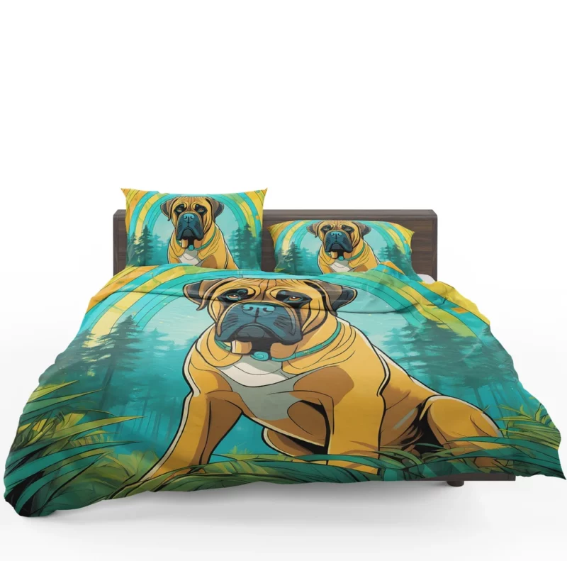 Timeless Bullmastiff Art Dog Majesty Captured Bedding Set 1