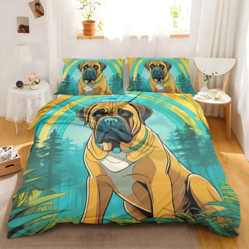 Timeless Bullmastiff Art Dog Majesty Captured Bedding Set 2