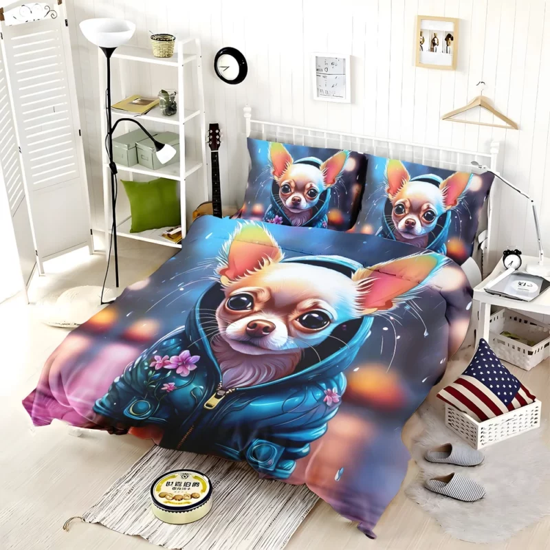 Tiny Chihuahua Pup Perfect Teen Gift Bedding Set