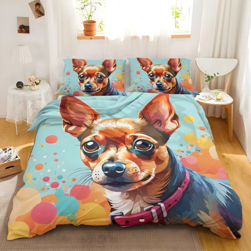 Tiny Elegance Russian Toy Terrier Dog Bedding Set 2