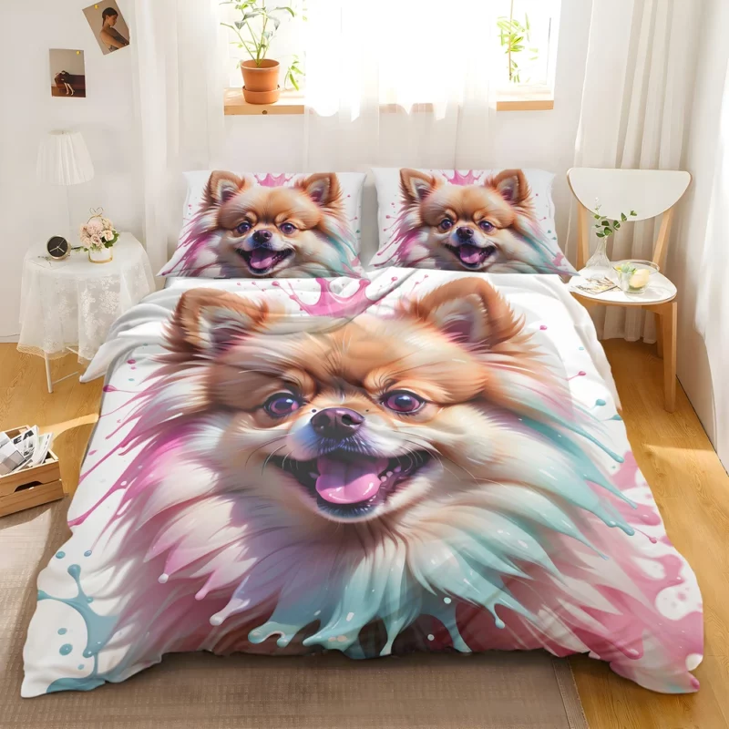 Tiny Titan Pomeranian Dog Wonder Bedding Set 2