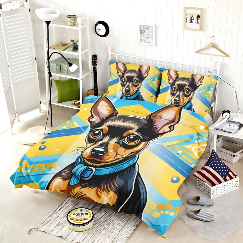 Tiny Wonder Russian Toy Terrier Dog Bedding Set