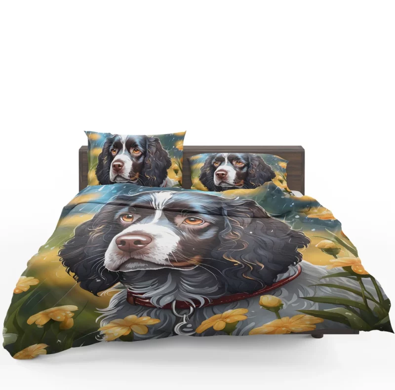 Versatile American Water Spaniel Dog Bedding Set 1