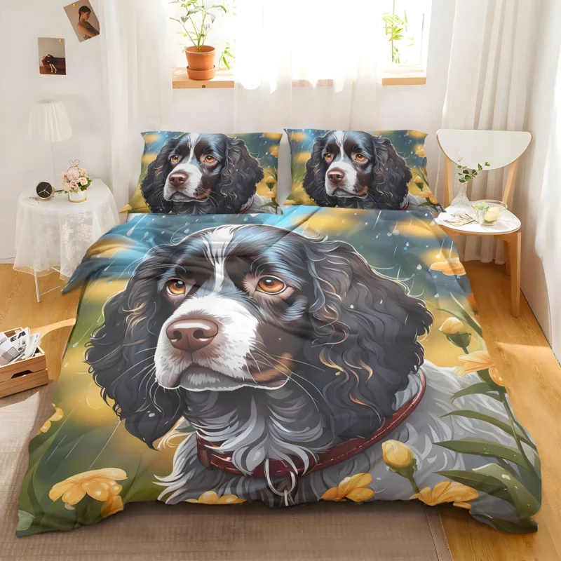 Versatile American Water Spaniel Dog Bedding Set 2