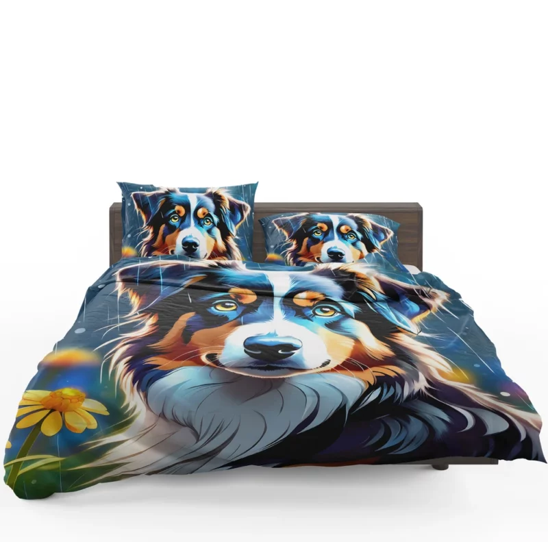 Versatile Australian Shepherd Dog Canine Performer Bedding Set 1