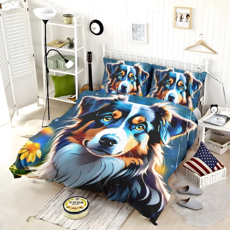 Versatile Australian Shepherd Dog Canine Performer Bedding Set