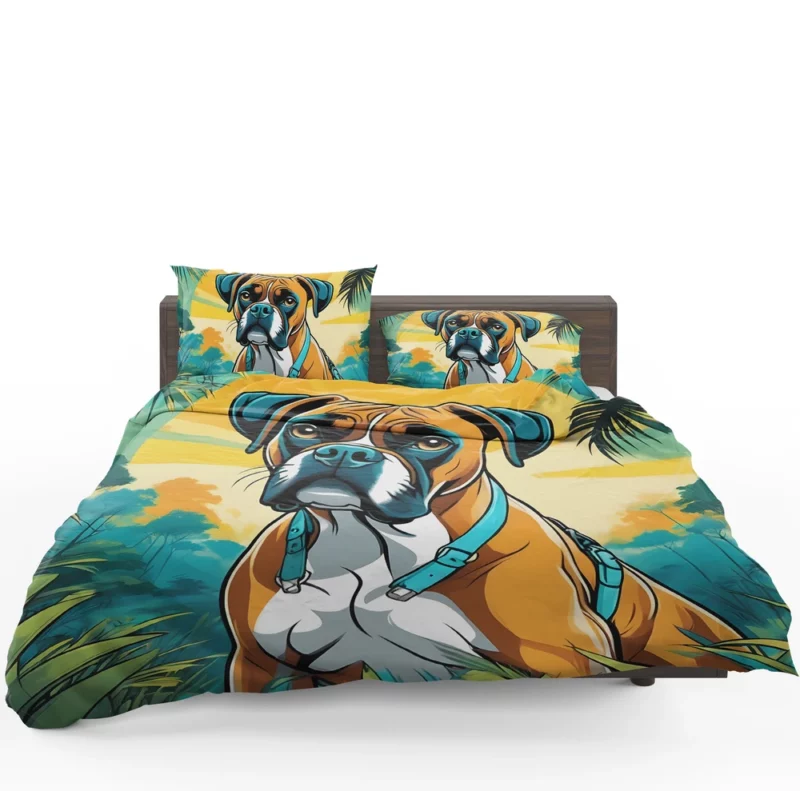 Versatile Boxer Dog Partner Bedding Set 1