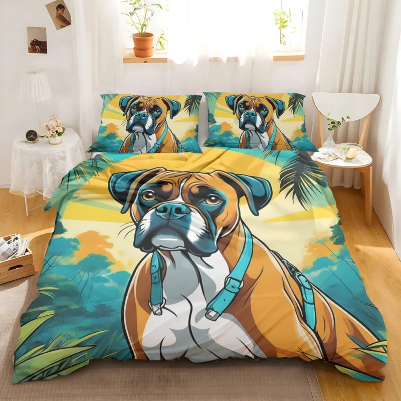 Versatile Boxer Dog Partner Bedding Set 2