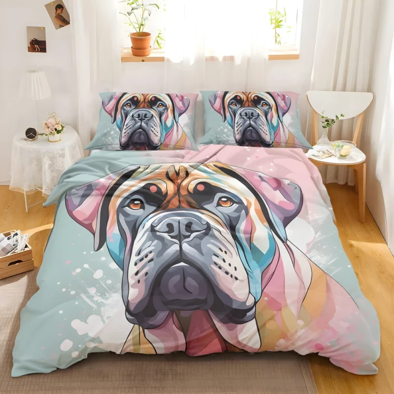 Vigilant Bullmastiff Dog Majesty Revealed Bedding Set 2