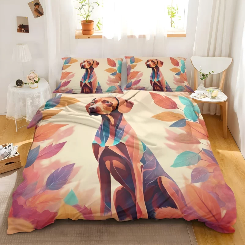 Vizsla Energetic Sporting Companion Dog Bedding Set 2