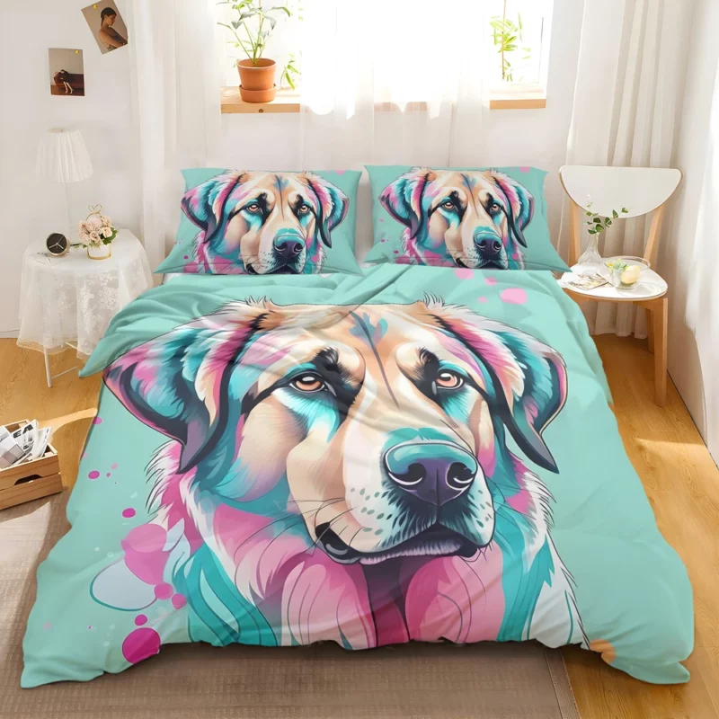 Watchful Anatolian Shepherd Guardian Dog Vigilance Bedding Set 2