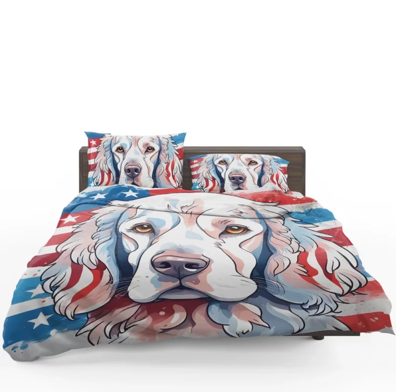 Water-Loving Dog American Spaniel Companion Bedding Set 1