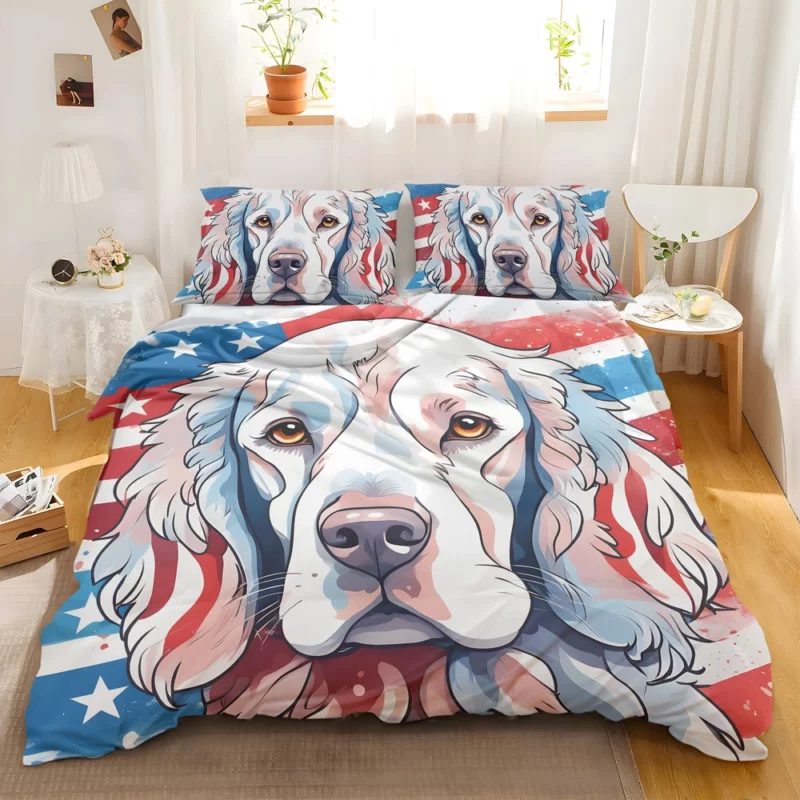 Water-Loving Dog American Spaniel Companion Bedding Set 2