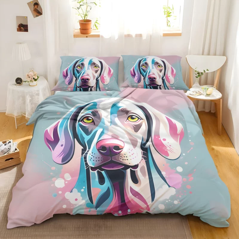 Weimaraner Majesty Loyal Companion Dog Bedding Set 2