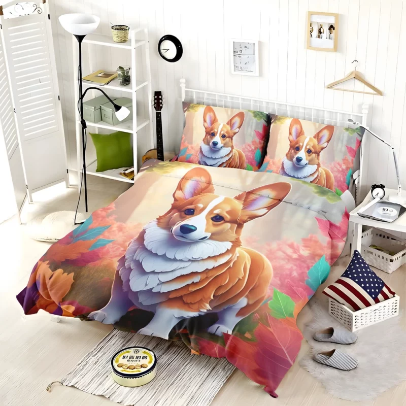 Welsh Corgi Duo Pal The Perfect Dog Bedding Set