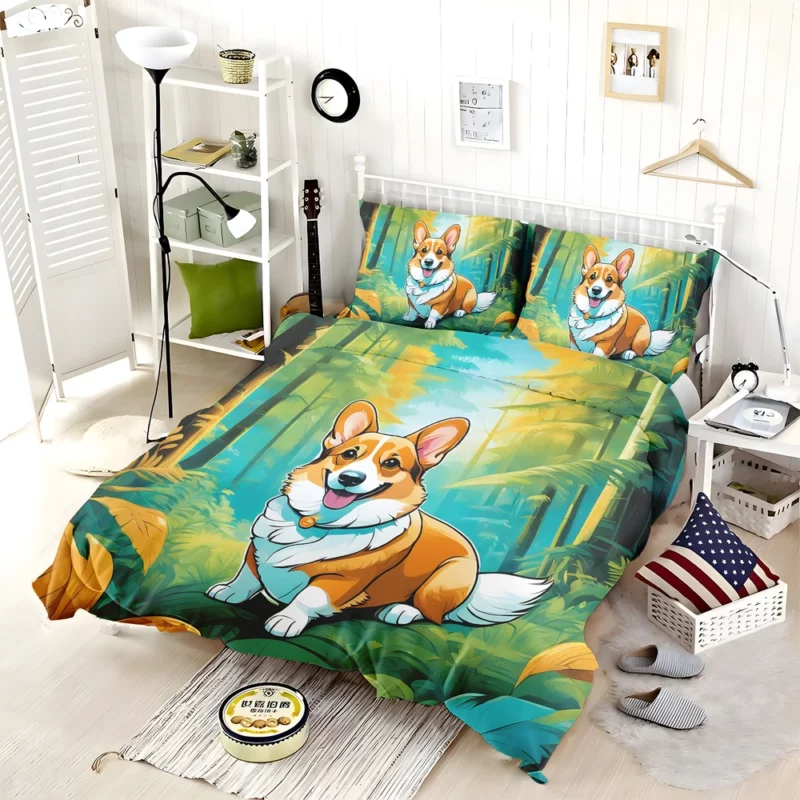 Welsh Corgi Perfection Devoted Herding Dog Bedding Set