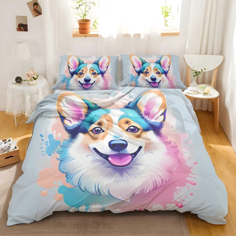 Welsh Joy Playful Welsh Corgi Companion Bedding Set 2