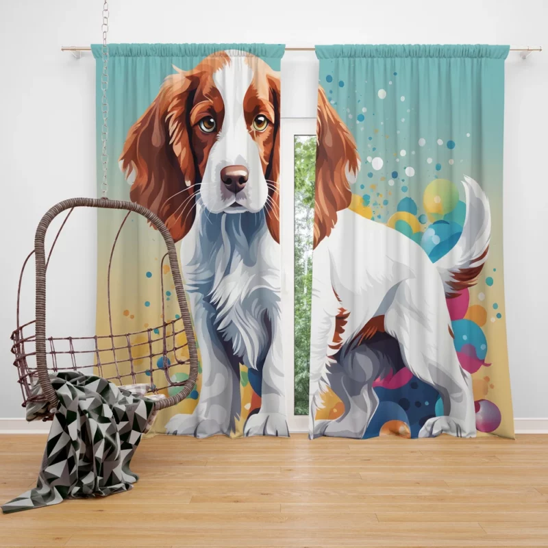 Welsh Springer Spaniel Pal The Perfect Dog Curtain