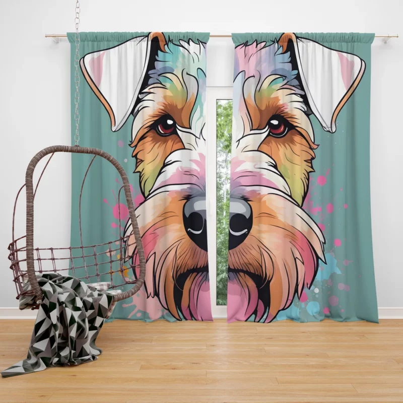 Welsh Terrier Pal The Perfect Dog Curtain