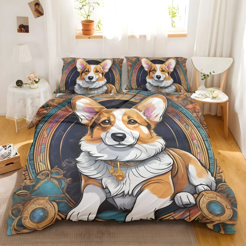 Welsh Wonder Corgi Dog Breed Bedding Set 2