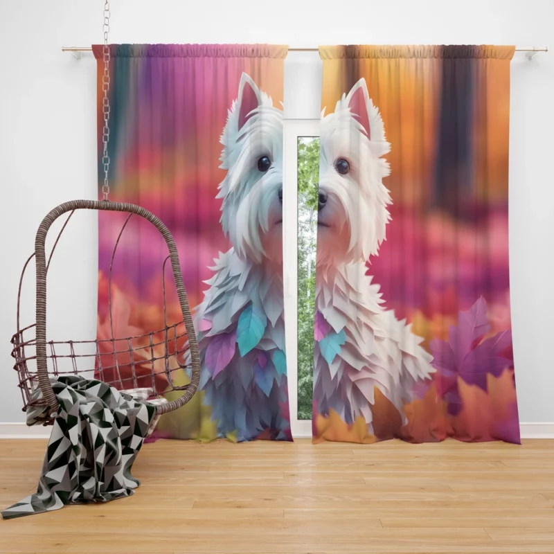 Westie Pal The Perfect Dog Curtain