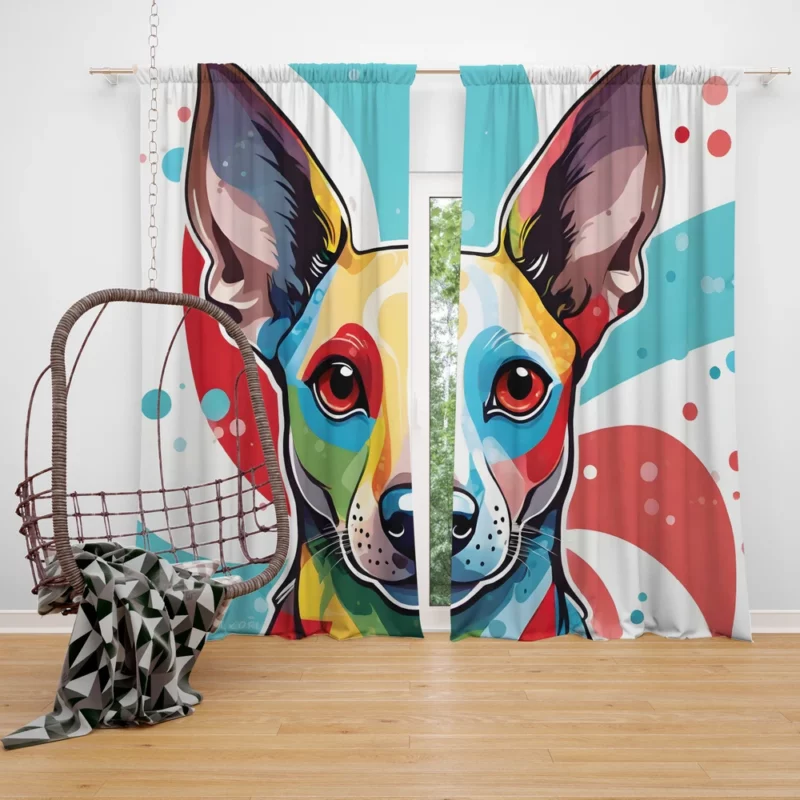 Xoloitzcuintli Majesty Devoted Companion Dog Curtain