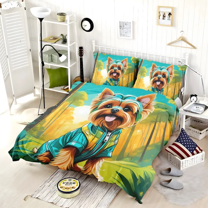 Yorkshire Elegance Terrier Dog Breed Bedding Set