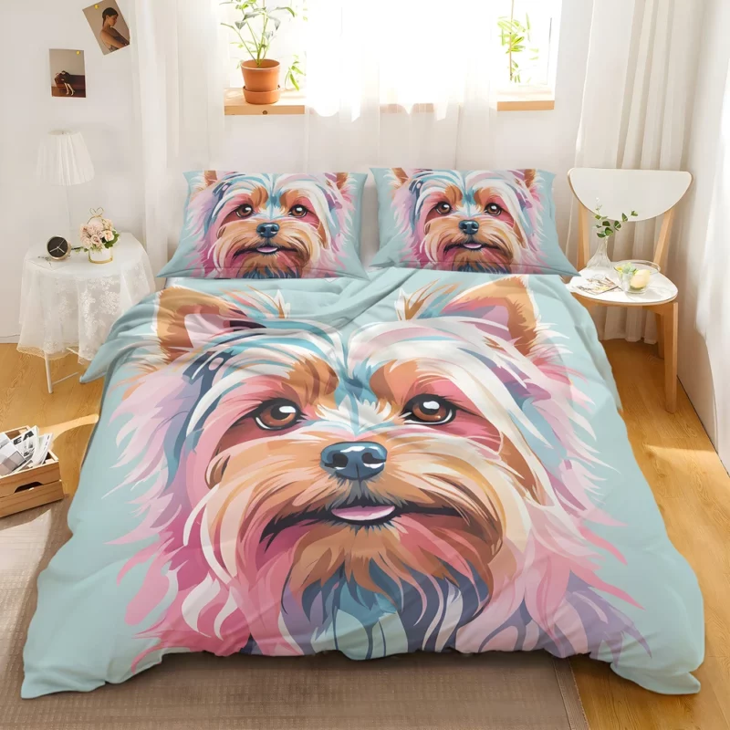 Yorkshire Terrier Elegant and Affectionate Bedding Set 2