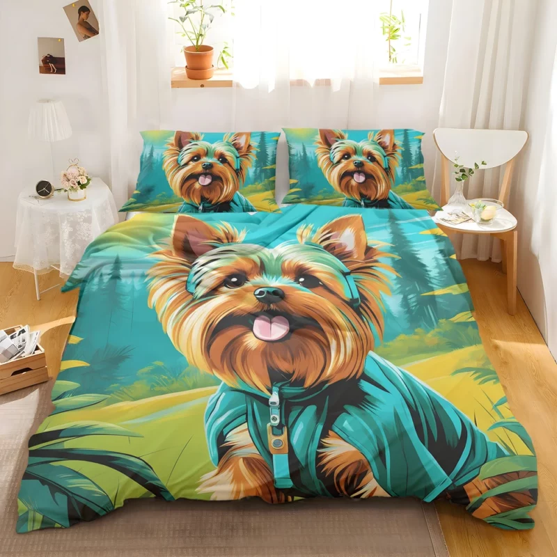 Yorkshire Terrier Majesty Loyal Companion Dog Bedding Set 2