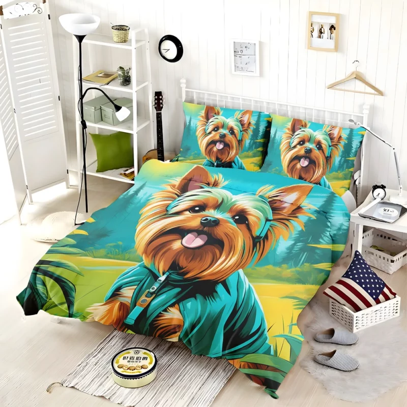 Yorkshire Terrier Majesty Loyal Companion Dog Bedding Set