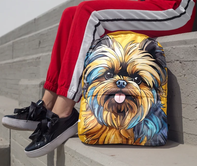 Affenpinscher Adventures Doggone Adorable Minimalist Backpack 1