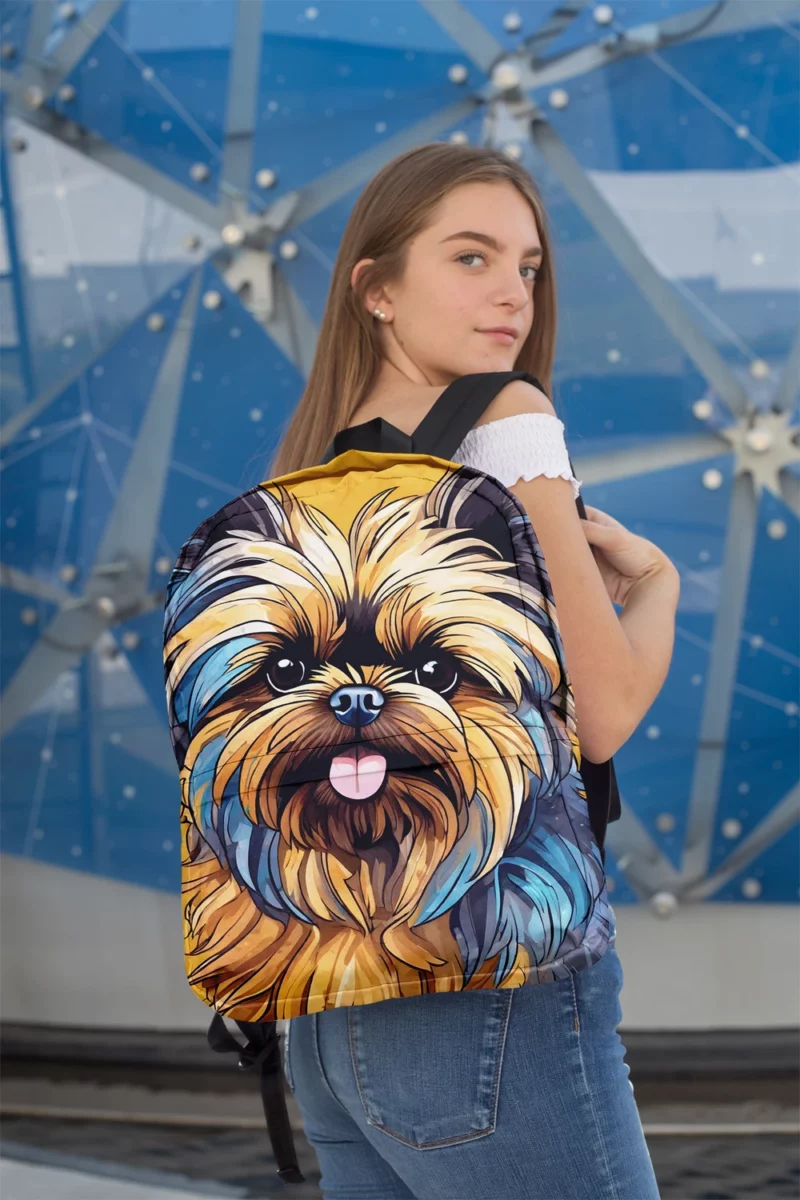 Affenpinscher Adventures Doggone Adorable Minimalist Backpack 2