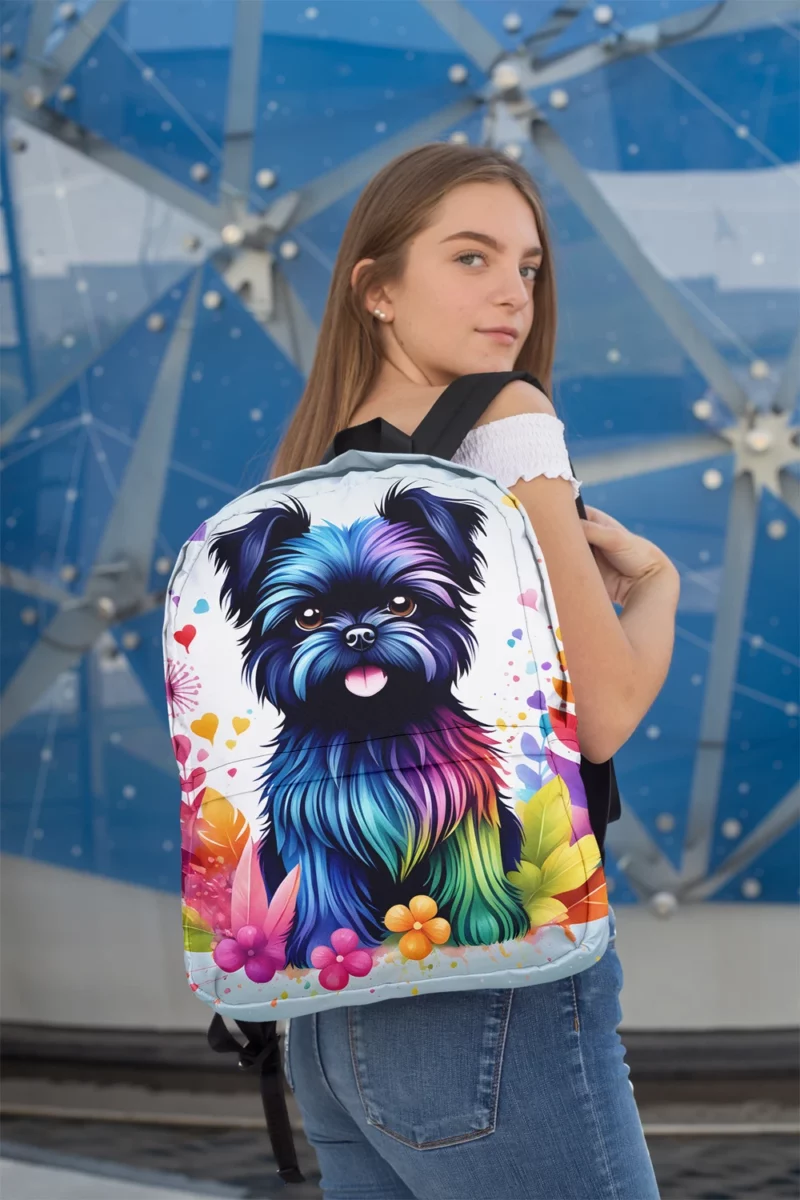 Affenpinscher Charms Top Dog Traits Minimalist Backpack 2