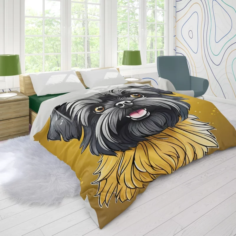 Affenpinscher Magic Dog Little Marvel Duvet Cover